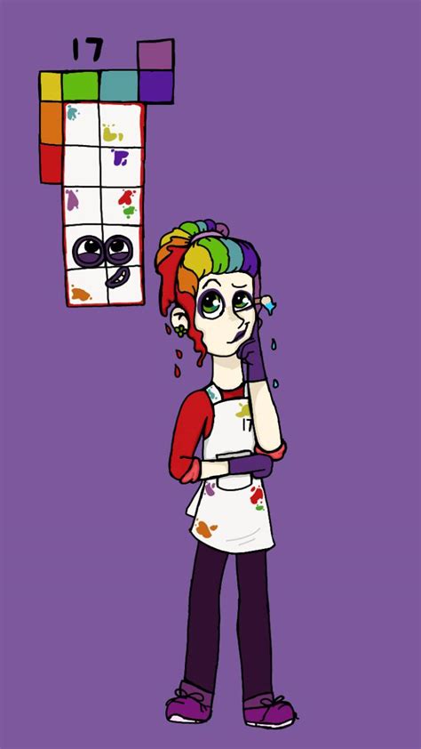 Here's the human version of 17 by sallythepuppet from DeviantArt! Enjoy ...