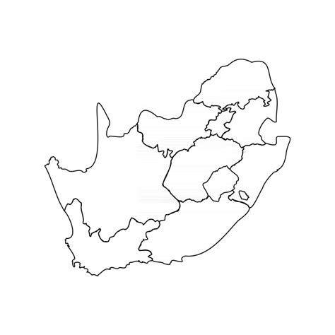 South African Map Drawing