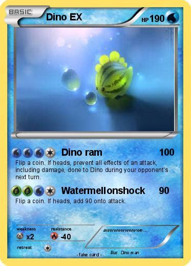 Pokémon Dino EX 12 12 - Dino ram - My Pokemon Card