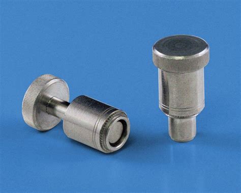 Spring-loaded plunger assemblies serve as positioning pins for sliding components - The Fabricator