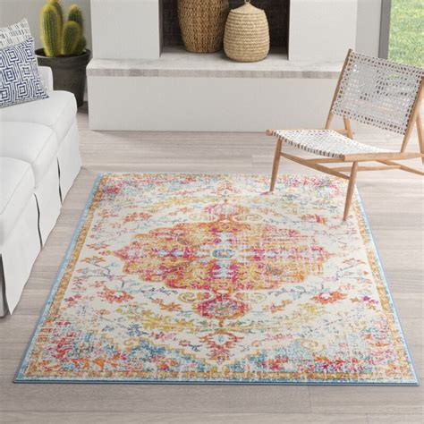 Mistana Hillsby Vintage Burnt Orange/Teal Area Rug & Reviews | Wayfair