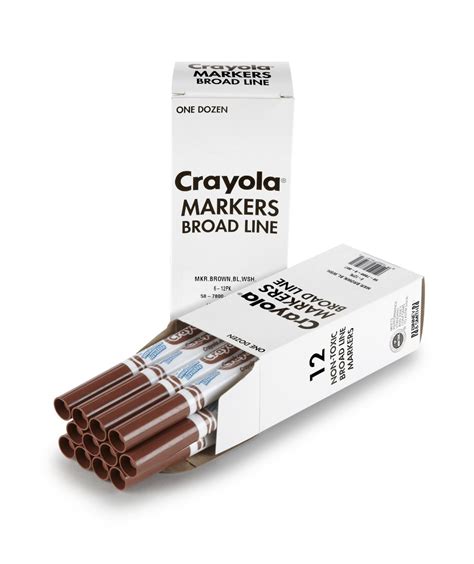 Crayola Brown Markers in Bulk, 12 Count | Crayola