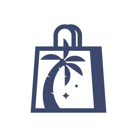 Beach Bag Logo 25002495 Vector Art at Vecteezy