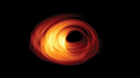 Simulated Image of an Accreting Black Hole | ESO