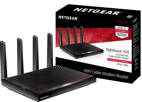 NETGEAR Nighthawk X4S DOCSIS 3.1 Ultra-High Speed Wifi Cable Modem Router Combo Compatible with ...