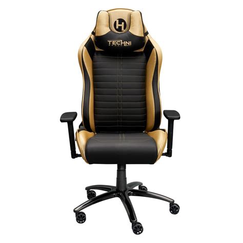 Techni Sport Ergonomic Racing Style Gaming Chair - Golden-RTA-TS62C-GLD ...