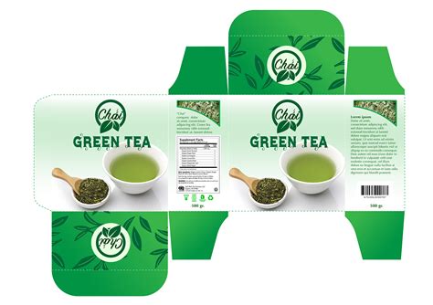 Green Tea packaging design. | Images :: Behance