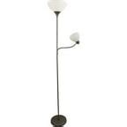 Mainstays Oil-Rubbed Bronze Combo Floor Lamp with Reading Light - Walmart.com