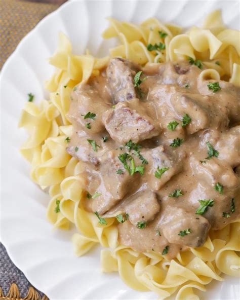 Easy Beef Stroganoff | Leftover roast beef recipes, Easy stroganoff recipe, Beef stroganoff