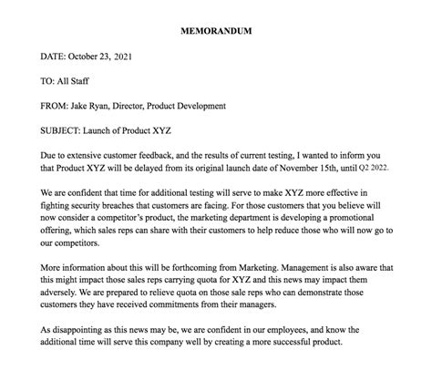 Marvelous Tips About Example Of Memo Letter Property Manager Resume Examples - Simonmary