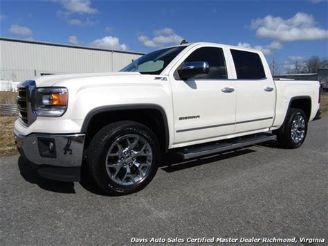 2014 GMC Sierra 1500 SLT Z71 Platinum White 4X4 Crew Cab (SOLD)