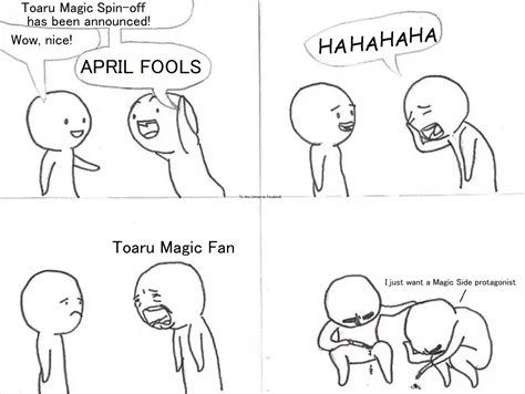 To Aru Universe - Happy April Fools Day for Toaru Fans... 😭😭😭