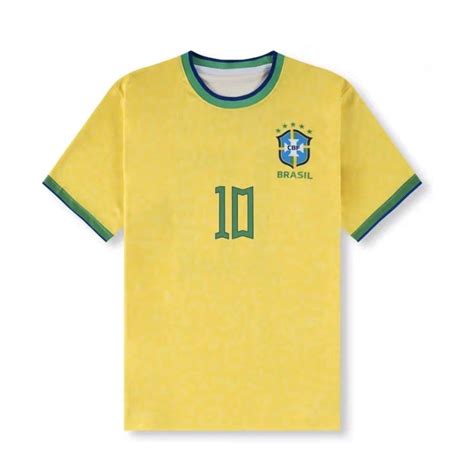 Neymar Jersey (Brazil World Cup 2022 Home Kit), Men's Fashion, Tops ...