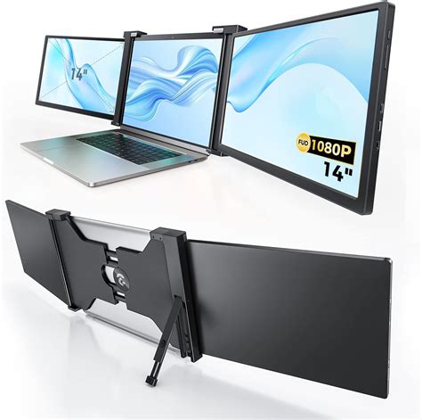 SOOMFON 14 Inch Triple Portable Monitor 1080P@60Hz Chile | Ubuy