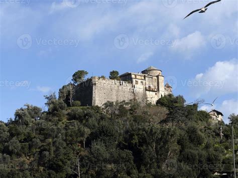 Portofino, Italy, Castle Brown view 11947822 Stock Photo at Vecteezy