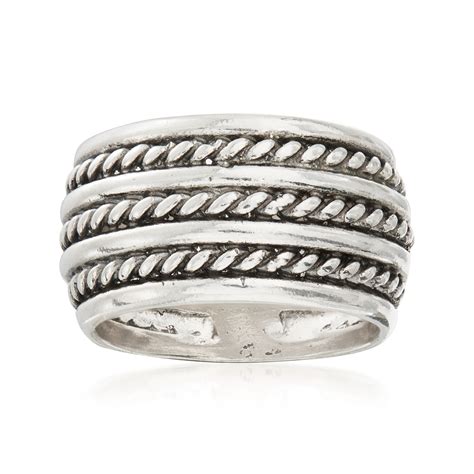 Ross-Simons - Ross-Simons Sterling Silver Multi-Row Ring - Walmart.com - Walmart.com