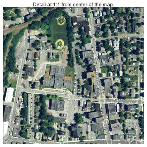 Aerial Photography Map of Clinton, MA Massachusetts