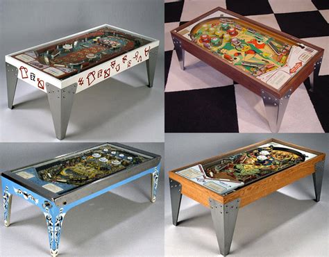 Re-Purposed Vintage Pinball Machines