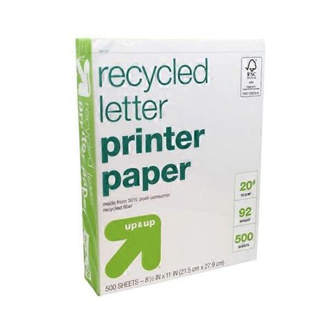 Up&Up Recycled Printer Paper (500 ct) - Instacart