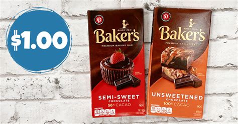 Baker's Chocolate ONLY $1.00! - Kroger Krazy