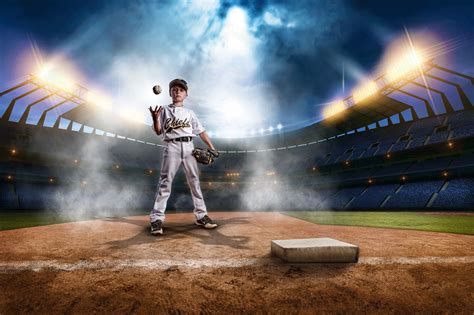 Digital Backdrop Photography Baseball, Softball NIGHT & DAY STADIUM Photoshop Backgrounds and ...