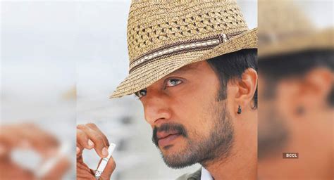 Sudeep in a still from the Kannada movie Kiccha Huccha