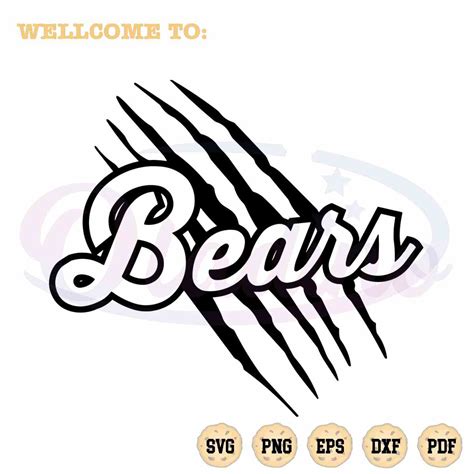 NFL Chicago Bears Football Team SVG File For Cricut And Silhouette ...