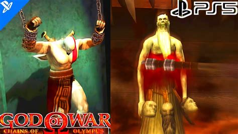 GOD OF WAR CHAINS OF OLYMPUS REMASTERED WALKTHROUGH GAMEPLAY #8 (4K ...