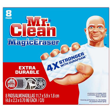 Amazon | Mr. Clean Magic Eraser Extra Power Home Pro, 8 Count Box by Mr. Clean [並行輸入品] | Mr ...