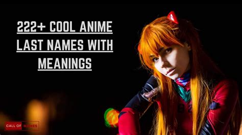 222+ Cool Anime Last Names With Meanings - NamesDio