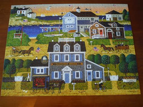 Buffalo Games Charles Wysocki 1000 Piece Puzzle Witch's Bay Excellent ...