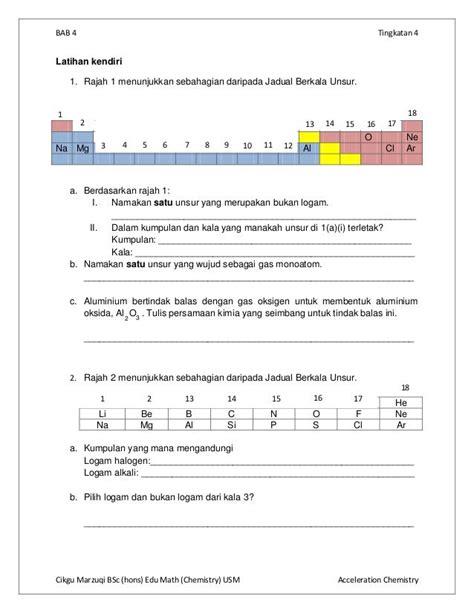 Soalan Kimia Tingkatan 4 - Contoh 36