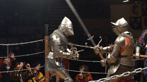 Two Medieval Knight Fighting In Arena With Stock Footage SBV-309870892 - Storyblocks