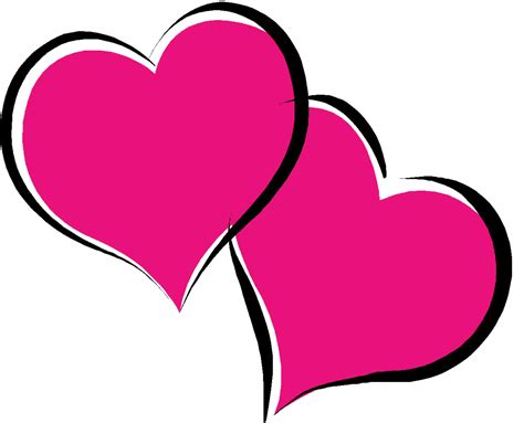 Hot Pink Heart Transparent HQ PNG Download | FreePNGImg