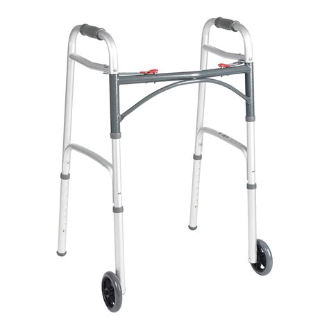 Buy Drive Medical 10210-1 Deluxe 2-Button Folding Walker with Wheels Online at desertcartUAE