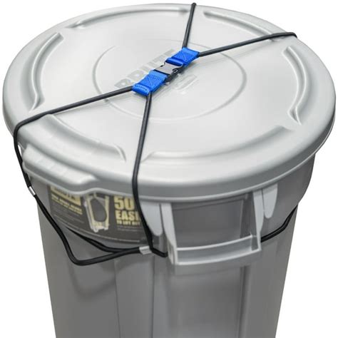 Trash Can Lock for Animals/Raccoons, Bungee Cord Heavy Duty Large Garbage Lid Lock - Walmart.com ...