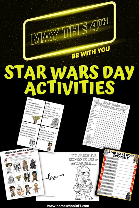 Star Wars Day Activities & Free Printables - Homeschool of 1