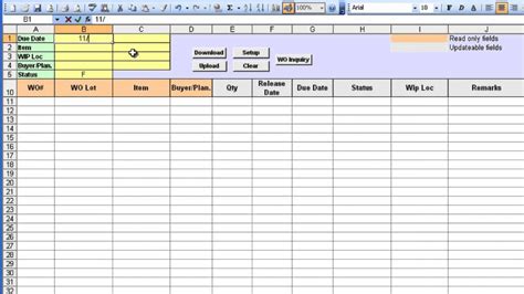 Work Order Tracking Spreadsheet — db-excel.com