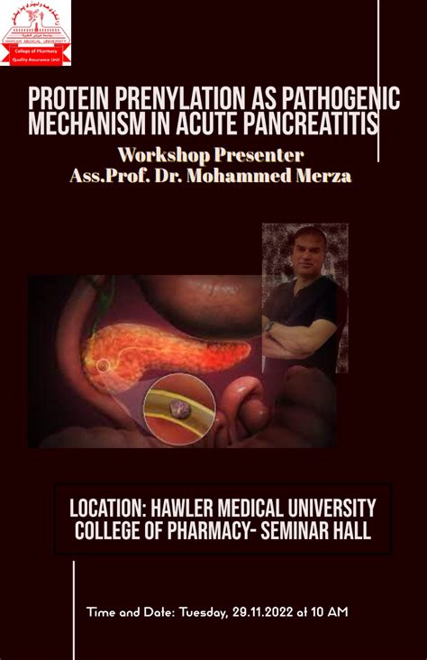 Hawler Medical University - Protein Prenylation As Pathogenic Mechanism In Acute Panceratitis