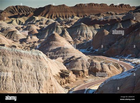 Rainbow Mountains Gansu, Western China Stock Photo - Alamy