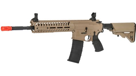 Lancer Tactical Airsoft M4 Multi-Mission AEG w/ Recoil System - TAN | Lancer Tactical