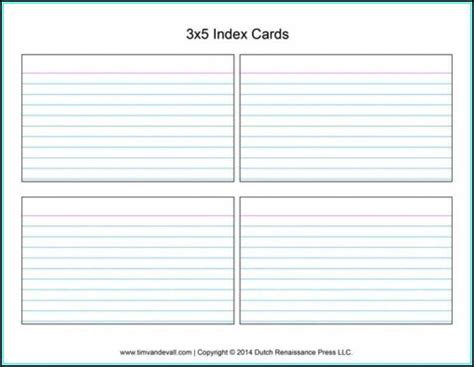 43 Free Printable Index Card Template In Microsoft Word Now by Index ...