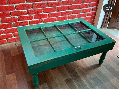 Window Pane Coffee Table – Curator's Cart