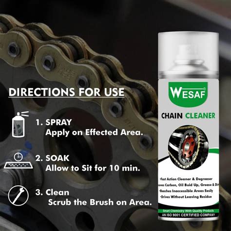 wesaf Motorcycle Chain Cleaner Spray Bike Chain Oil 150ml Chain Oil Price in India - Buy wesaf ...