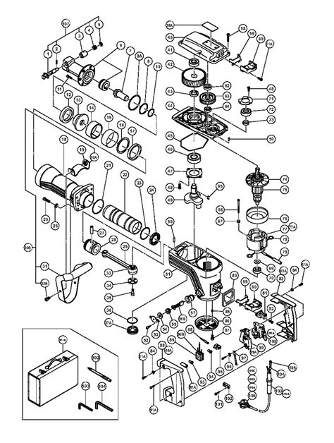 Hitachi H65SB Parts List | Hitachi H65SB Repair Parts | OEM Parts with ...