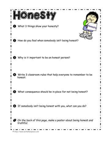 Pin by Tanya Gomez on Quick Saves | Honesty lesson, Therapy worksheets, Social skills