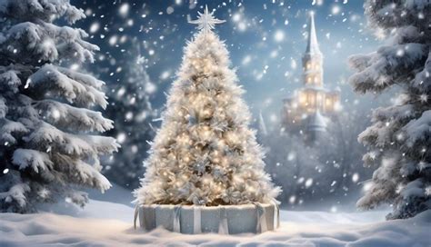 How to Decorate Snowy Christmas Tree - ByRetreat