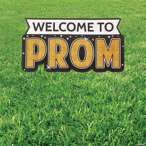 Welcome to Prom Yard Sign | Oriental Trading