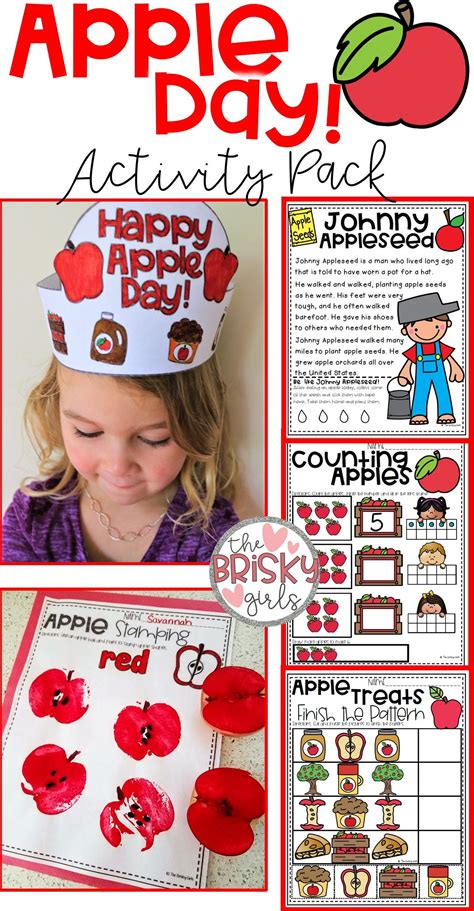 Apple Activities Kindergarten | Apple Day Activities