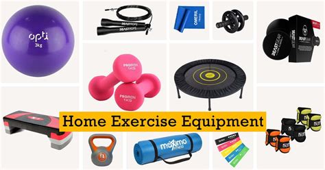 Best Home Workout Equipment For Home Gym Fitness